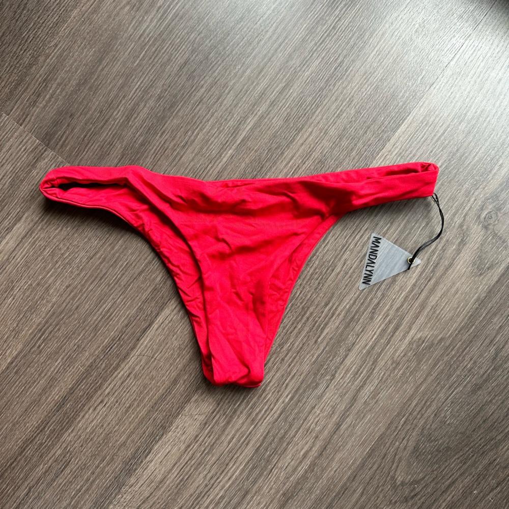 NWT Mandalynn Swim Bikini Bottom - Red - Medium